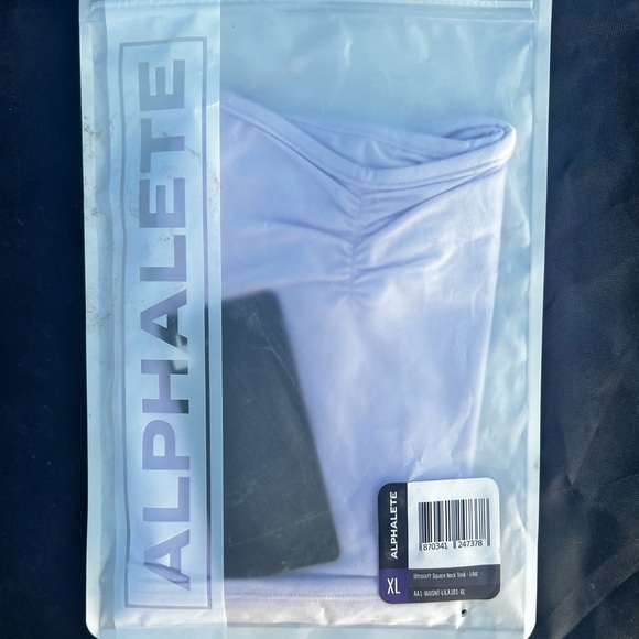 COPY - Alphalete Ultrasoft Square Neck Tank - Lilac - Picture 5 of 6